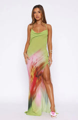 Secret Sounds Maxi Dress Citrus Bloom