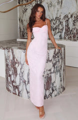 Poppy Dream Maxi Dress Baby Pink