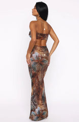 The Empress Maxi Dress Ophidian Feather